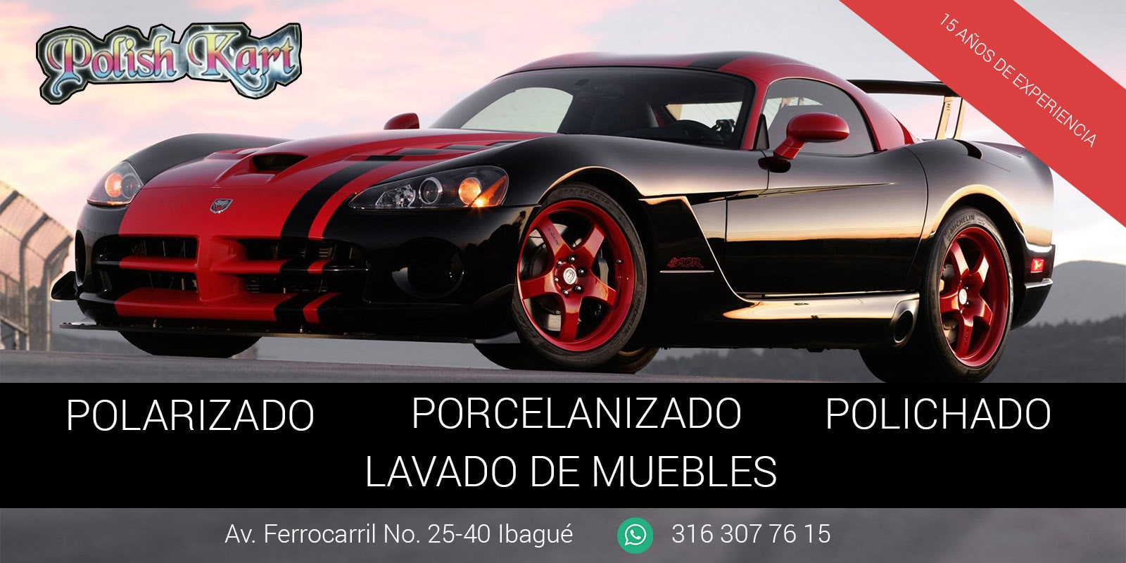 Banner POLISH KART Polarizado Ibagué Ibagué